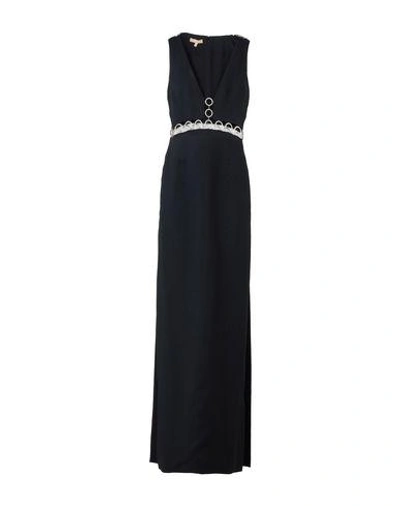 Shop Michael Kors Long Dresses In Black