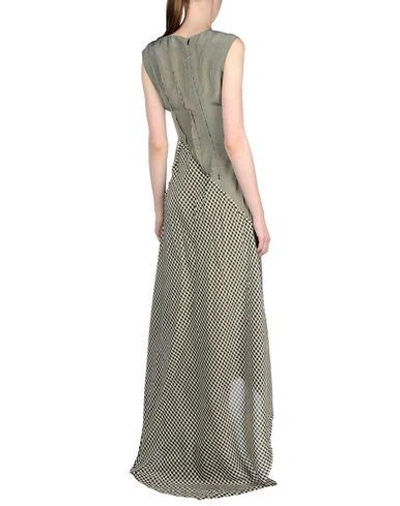 Shop Yang Li 3/4 Length Dress In Black