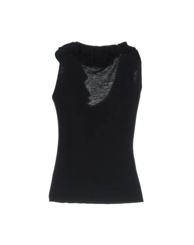 Shop Boutique Moschino Top In Black