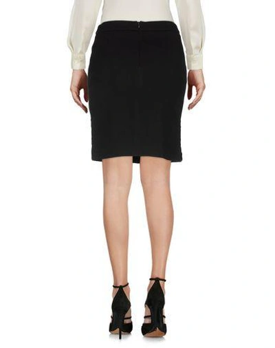 Shop Blumarine Knee Length Skirt In Black