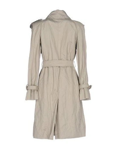 Shop Alberta Ferretti Overcoats In Grey