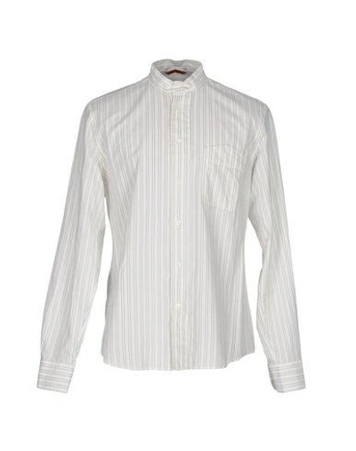 Shop Barena Venezia Striped Shirt In Ivory