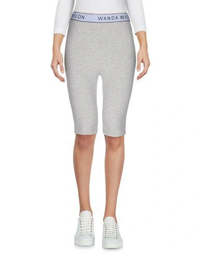 Shop Wanda Nylon Leggings In Grey