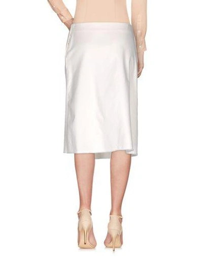Shop Barena Venezia Knee Length Skirt In Ivory