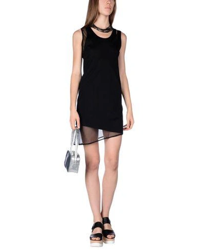 Shop Wanda Nylon Short Dresses In Black