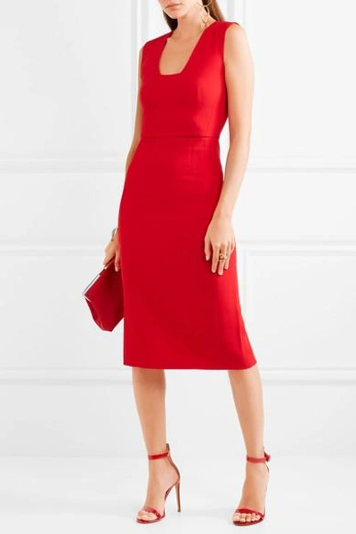 Shop Antonio Berardi Stretch-cady Dress