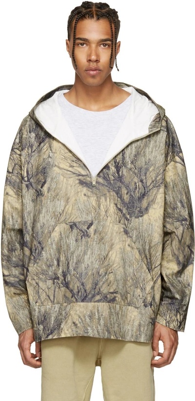 4 Forest-printed Cotton Jacket In |