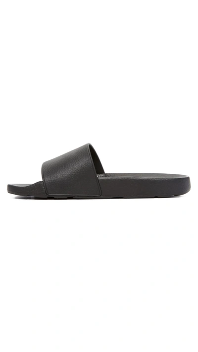 Shop Bally Saxor Slides In Black