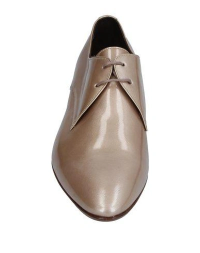 Shop Ps By Paul Smith Laced Shoes In Beige