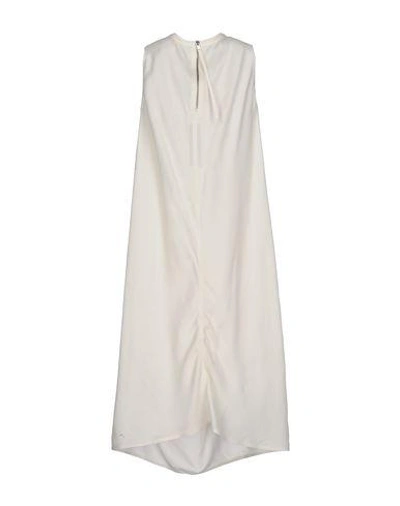 Shop Rick Owens Knee-length Dresses In Ivory
