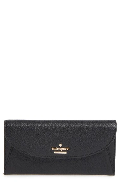 Kate Spade Jackson Street - Trista Leather Wallet In Black