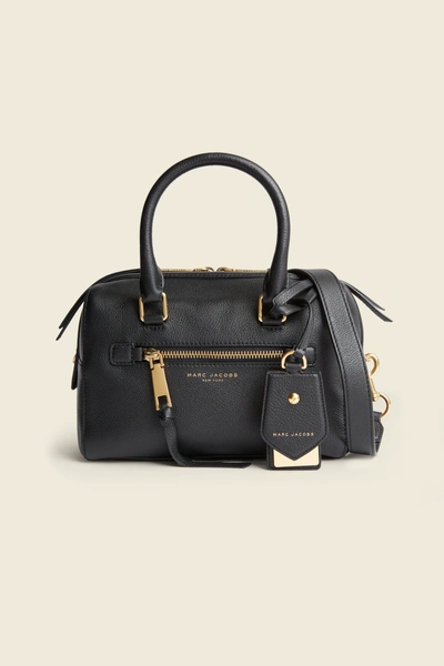 Marc Jacobs Recruit Small Bauletto Satchel In Black