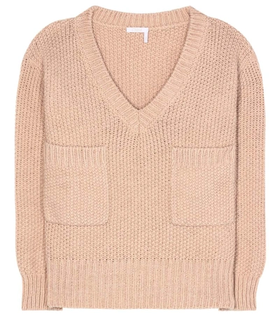 Shop Chloé V-neck Sweater In Pink