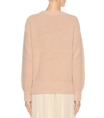 Shop Chloé V-neck Sweater In Pink