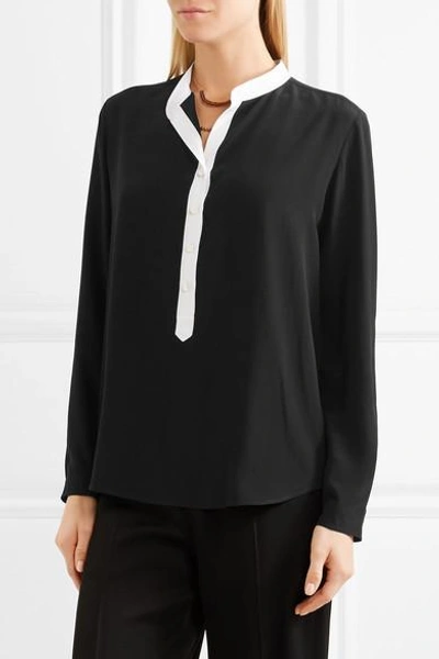 Shop Stella Mccartney Eva Silk Crepe De Chine Blouse