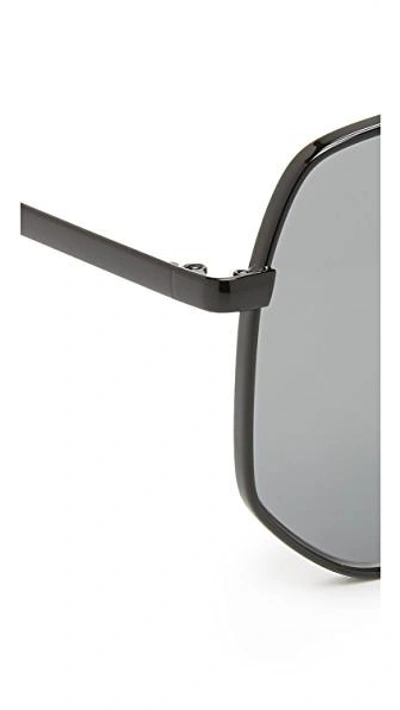 Shop Grey Ant Megalast Sunglasses In 黑色 / 炮铜色