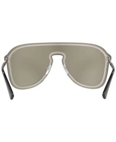 Shop Versace Sunglasses, Ve2180 In Silver/grey Mirror