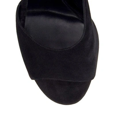 Shop Jimmy Choo Theresa 100 Black Suede Sandals