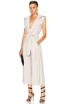 NORMA KAMALI Double Breasted Trench Jumpsuit,KK227JPL325041