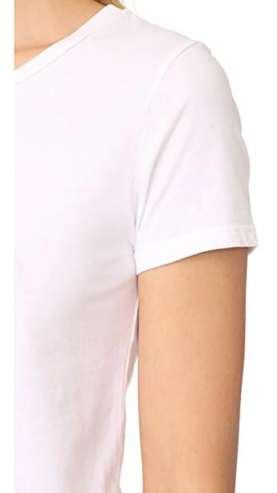 Shop Three Dots Classic Crew Tee In White