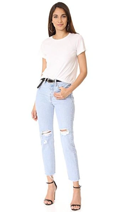Shop Levi's Wedgie Jeans In Kiss Off