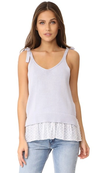 Club Monaco Emberlynn Sweater Tank In Fresh Air