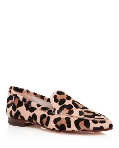 Kate Spade New York Carima Leopard Print Calf Hair Loafers In Blush/fawn Leopard