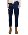 ZADIG & VOLTAIRE Boyfit Denim Deluxe Jeans in Blue,2567571BLUE