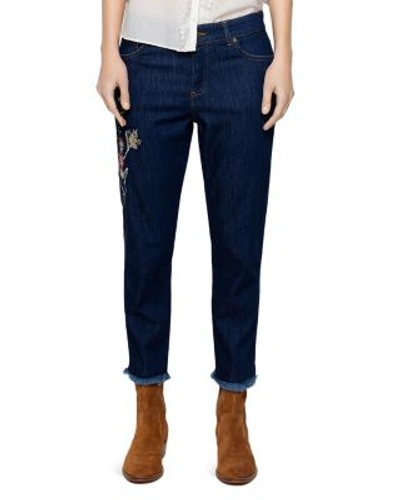 Zadig & Voltaire Boyfit Denim Deluxe Jeans In Blue