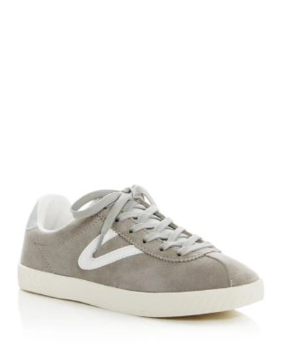 Tretorn Women's Camden Lace Up Sneakers In Gray/white