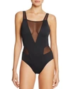 KENNETH COLE WIRELESS PUSH UP ONE PIECE SWIMSUIT,KC7JE12