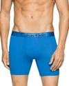 Calvin Klein Modern Stretch Modal Boxer Briefs In Brandeis Blue