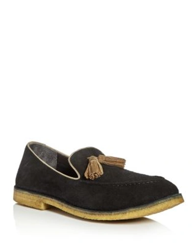 Shop Alberto Fasciani Torres Tassel Loafers In Black