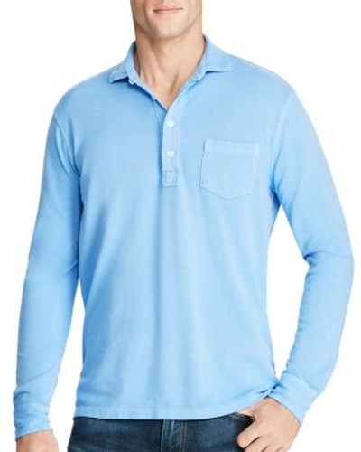 Polo Ralph Lauren Featherweight Classic Fit Polo Shirt In Harbor Island Blue