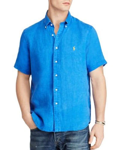 Polo Ralph Lauren Ocean-wash Classic Fit Button-down Shirt In Blue Reef |  ModeSens