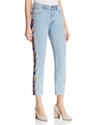 SANDRO FLAME CROPPED JEANS,P5844E