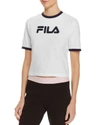 FILA TIONNE CROP LOGO TEE,FWASW003