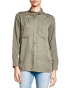 THE KOOPLES Embroidered Shirt,2439391KHAKI