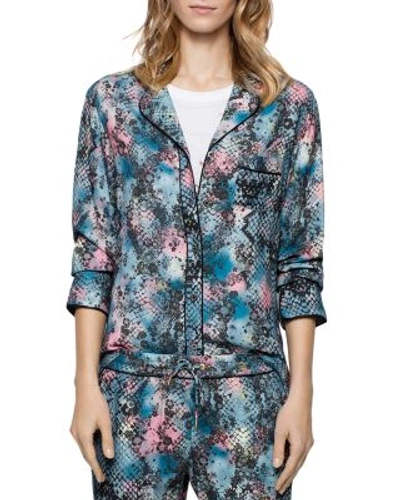 Zadig & Voltaire Tacha Printed Shirt In Multi