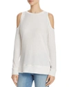 ALICE AND OLIVIA Shoulder Tee,2595562OFFWHITE