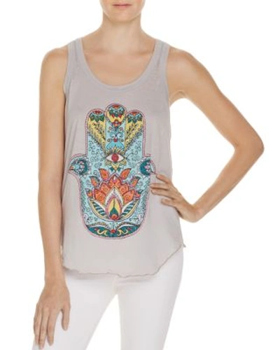Chaser Vintage Jersey Graphic Tank In Misty