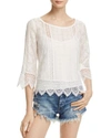JOIE HADLEE LACE TOP,A200-T5242
