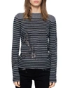 ZADIG & VOLTAIRE MISS TER CASHMERE SWEATER,SFMZ1113F