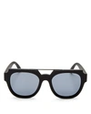 Le Specs La Habana Polarized Aviator Sunglasses, 52mm In Black/smoke Solid Polarized