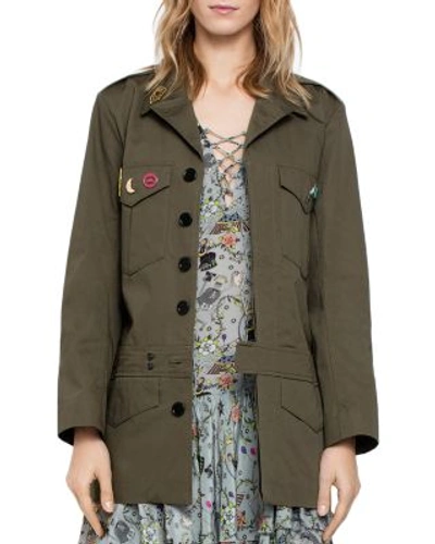 Zadig & Voltaire Style Jacket In Khaki