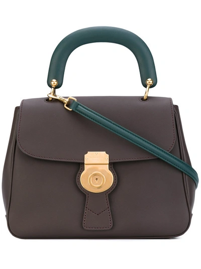 Burberry The Medium Dk88 Top Handle Bag In Brown