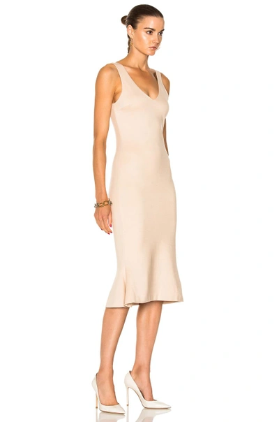 Shop L Agence L'agence Lucia Dress In Neutrals