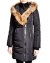 Mackage Kay Lavish Fur Trim Down Coat In Black