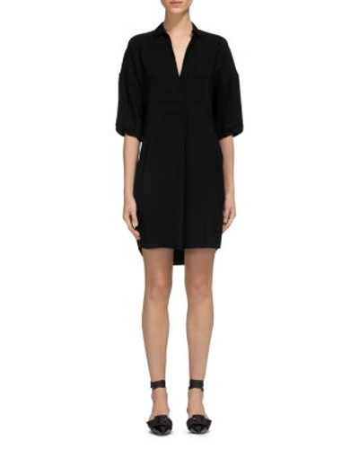 Whistles Solid Lola Dress In Black