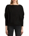 ALLSAINTS ELLE SNAP-DETAIL SWEATER,WK010L